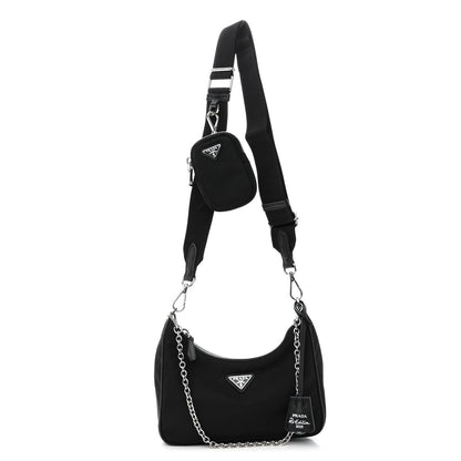 Prada Nylon Re-Edition 2005 Shoulder Bag Black 1 of 12