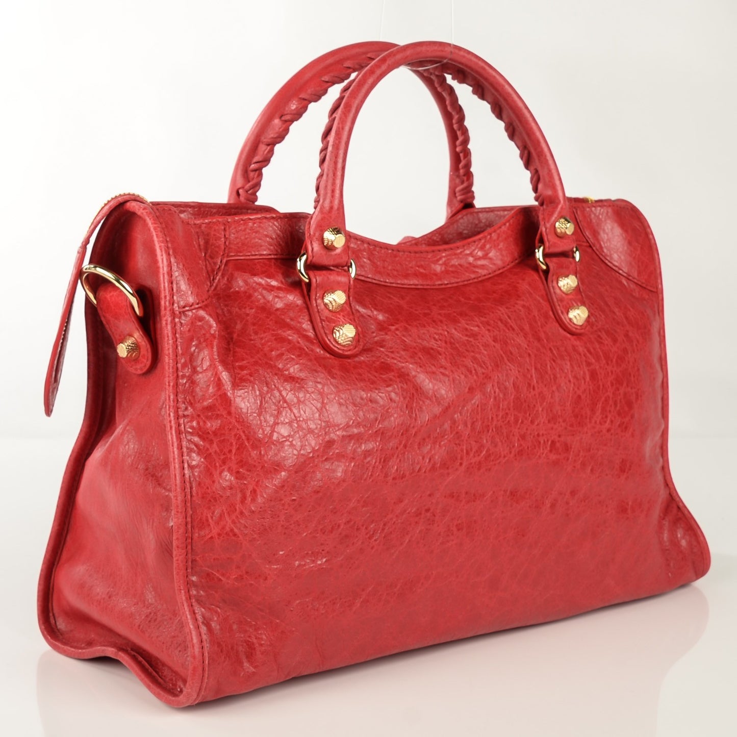 Agneau Giant 12 Gold Hardware City Rouge Cardinal