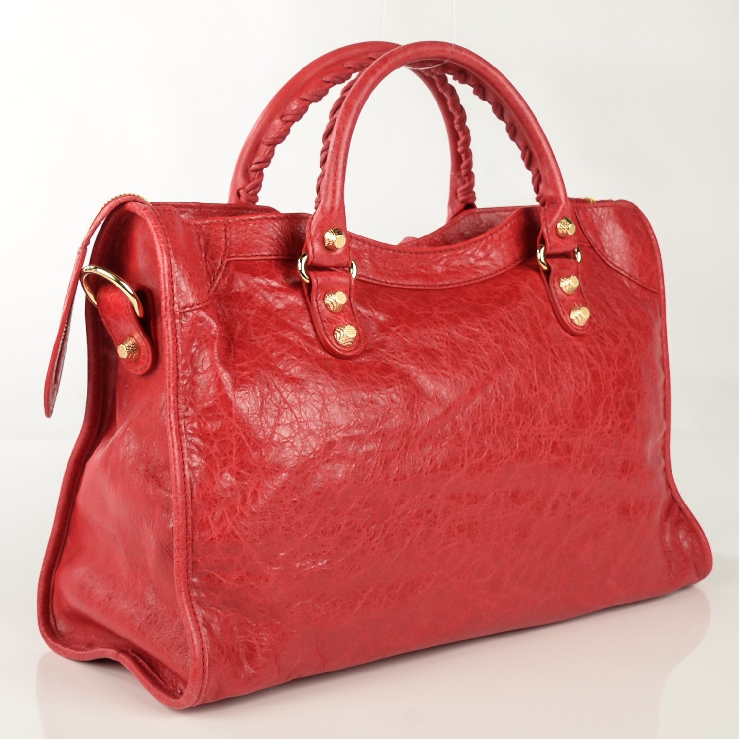 Balenciaga Agneau Giant 12 Gold Hardware City Rouge Cardinal 3 of 12