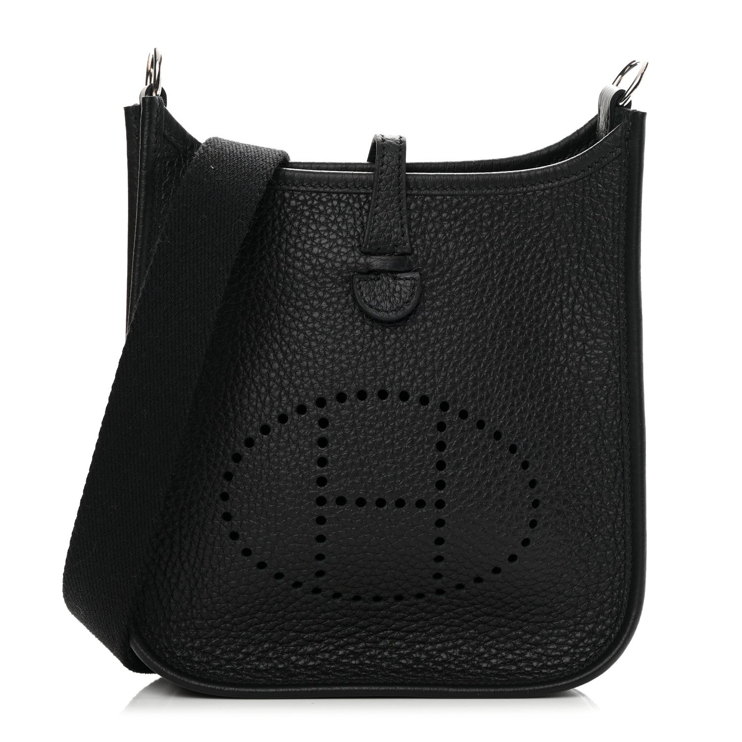 Hermes Taurillon Clemence Evelyne TPM Black 1 of 11