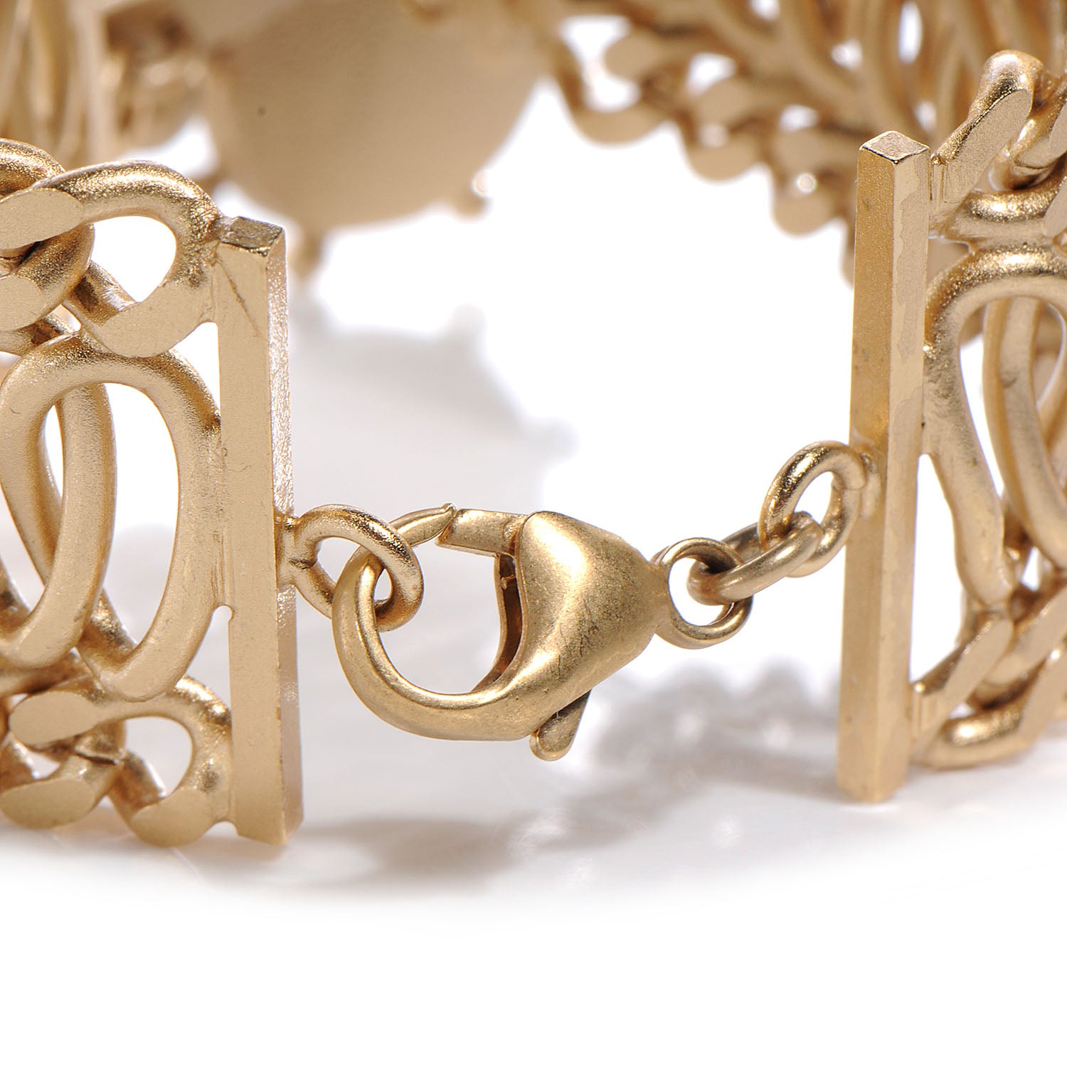 Chanel Stone Pearl Maltese Chain CC Bracelet Gold 5 of 5