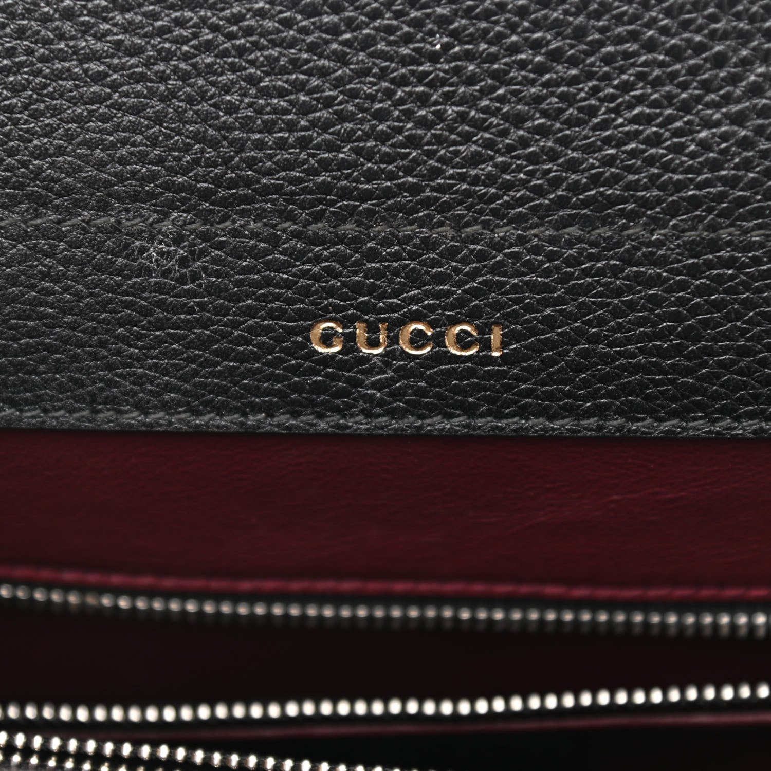 Gucci Grainy Calfskin Small Zumi Top Handle Bag Black 6 of 11