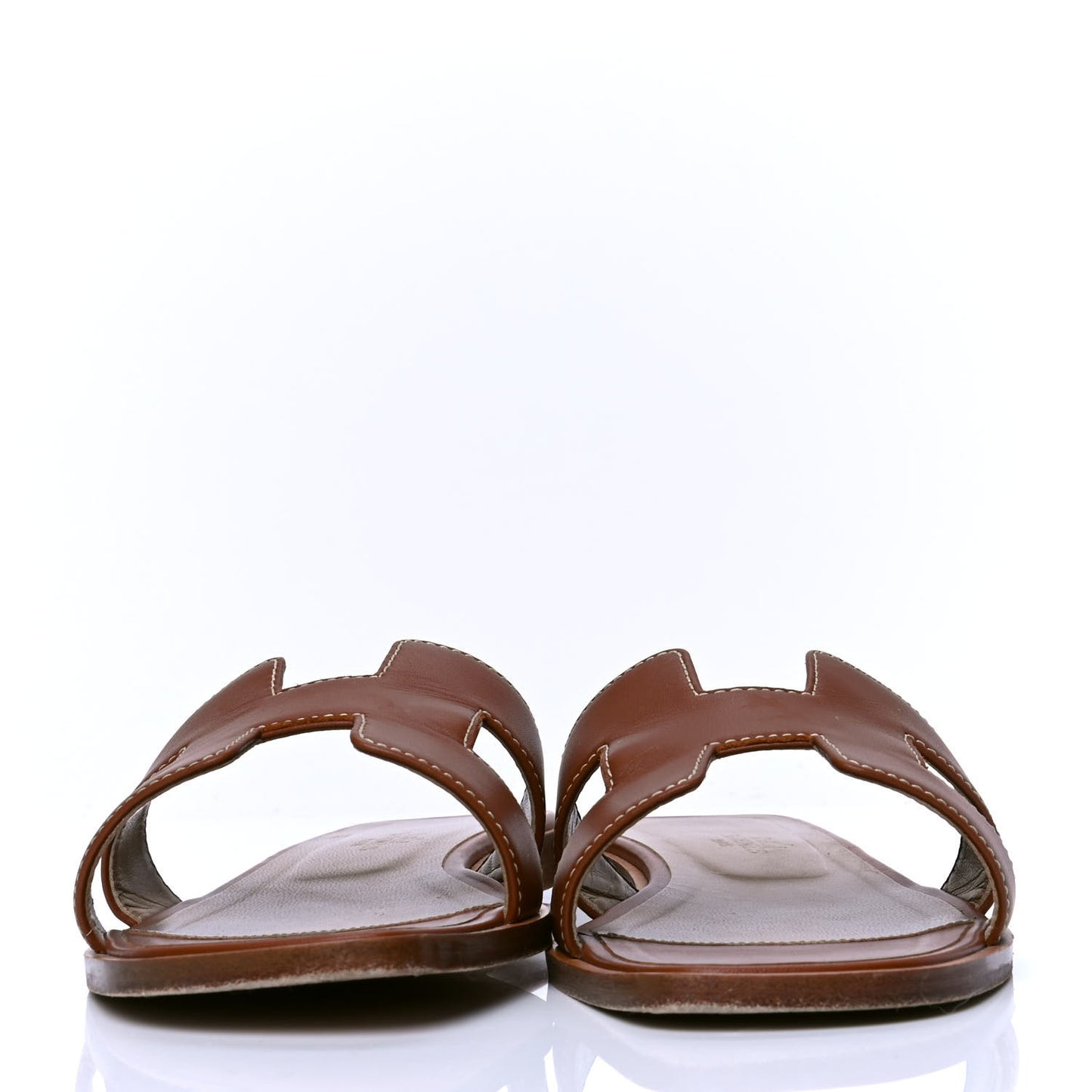Box Calfskin Oran Sandals 37 Gold