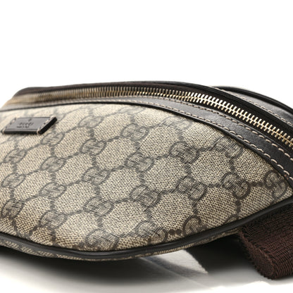 Gucci GG Supreme Monogram Belt Bag Dark Brown 9 of 9