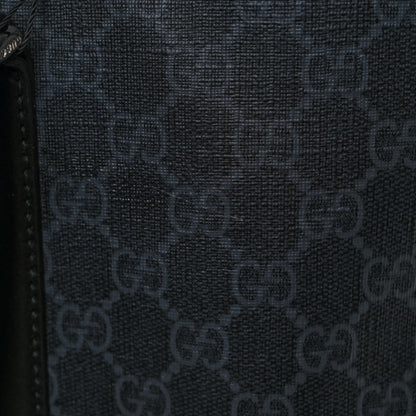 Gucci GG Supreme Monogram Web Tote Black Grey 11 of 11