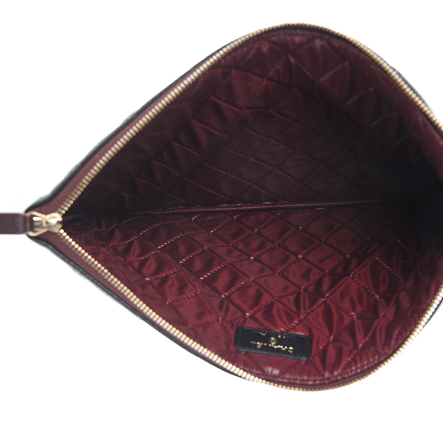 Caviar Quilted Medium Cosmetic Case Black