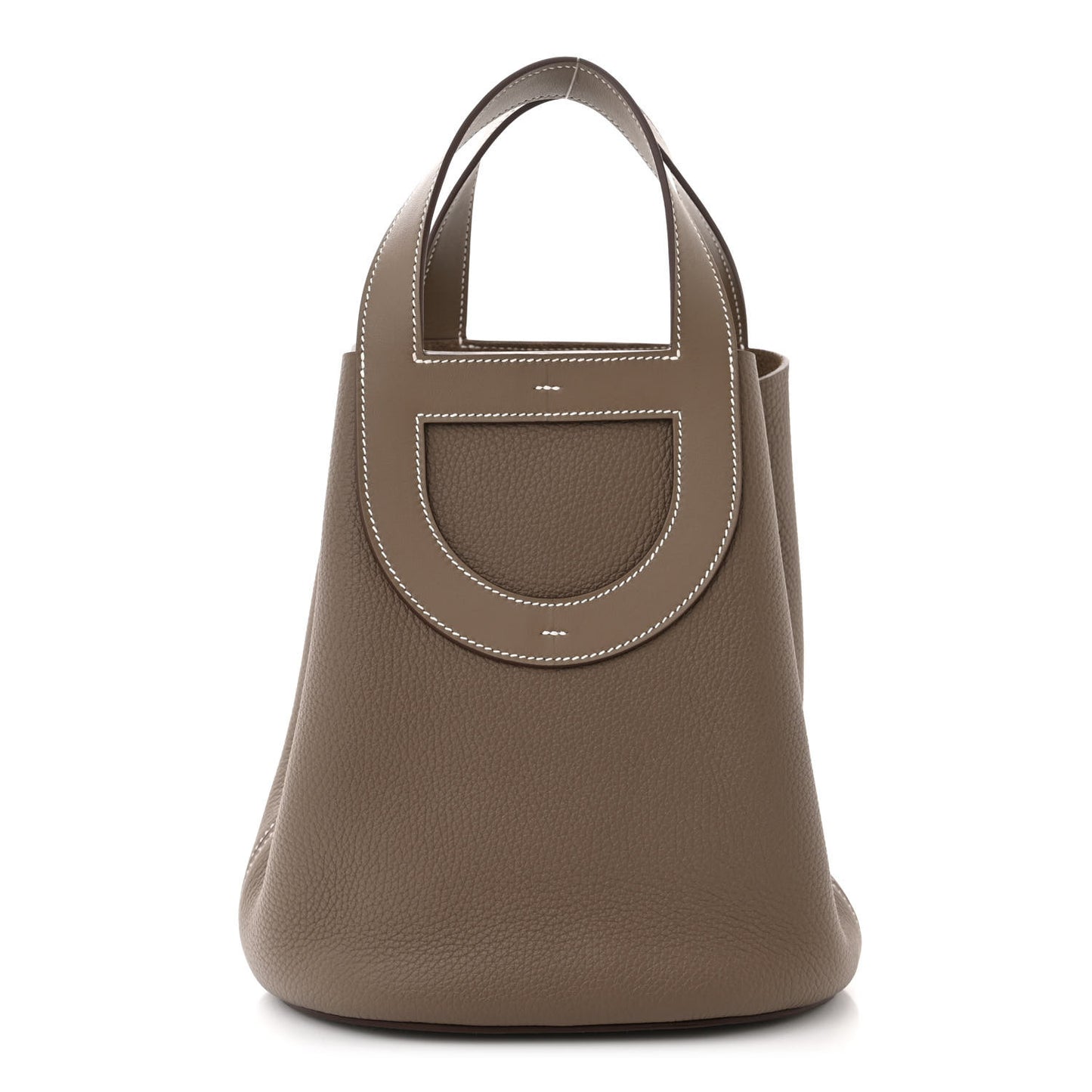 Taurillon Clemence Swift In-The-Loop 18 Bag Etoupe