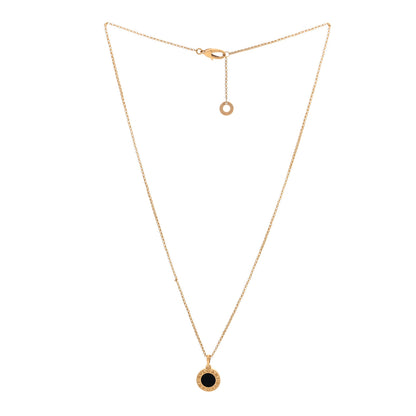 Bulgari 18K Yellow Gold Black Onyx BVLGARI BVLGARI Pendant Necklace 3 of 4