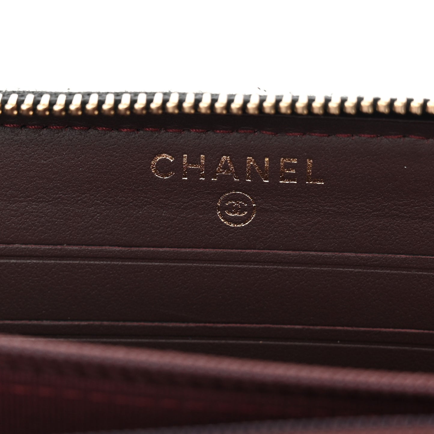 Aged Calfskin Quilted Small Lucky Charms 2.55 Reissue Zip Around Wallet Black