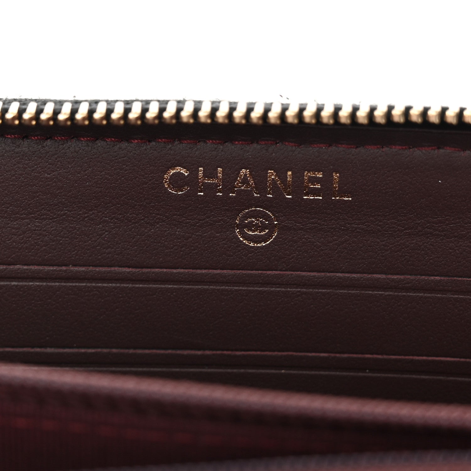 Chanel Aged Calfskin Quilted Small Lucky Charms 2.55 Reissue Zip Around Wallet Black 6 of 9