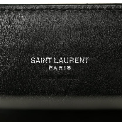 Saint Laurent Calfskin Crocodile Embossed Nano Sac De Jour Dark Green 6 of 11