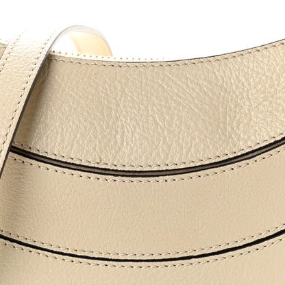 Chloe Grained Calfskin Banana Crossbody Bag Vegetal Beige 7 of 9