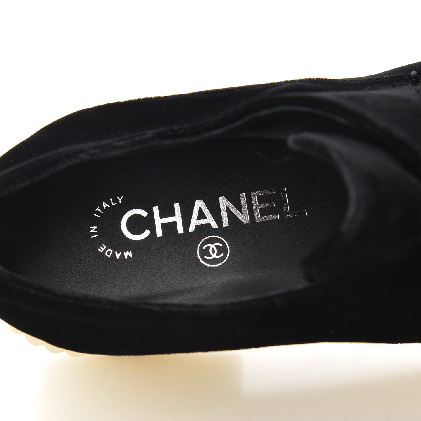 Velvet Mocassin Loafers 38 Black