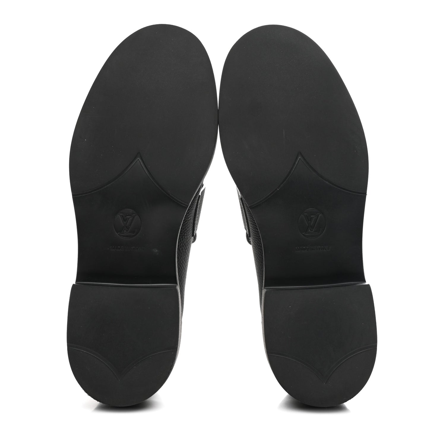 Calfskin Womens Twist Loafers 38 Black