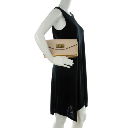 Chloe Grained Calfskin Sally Clutch Beige 2 of 7