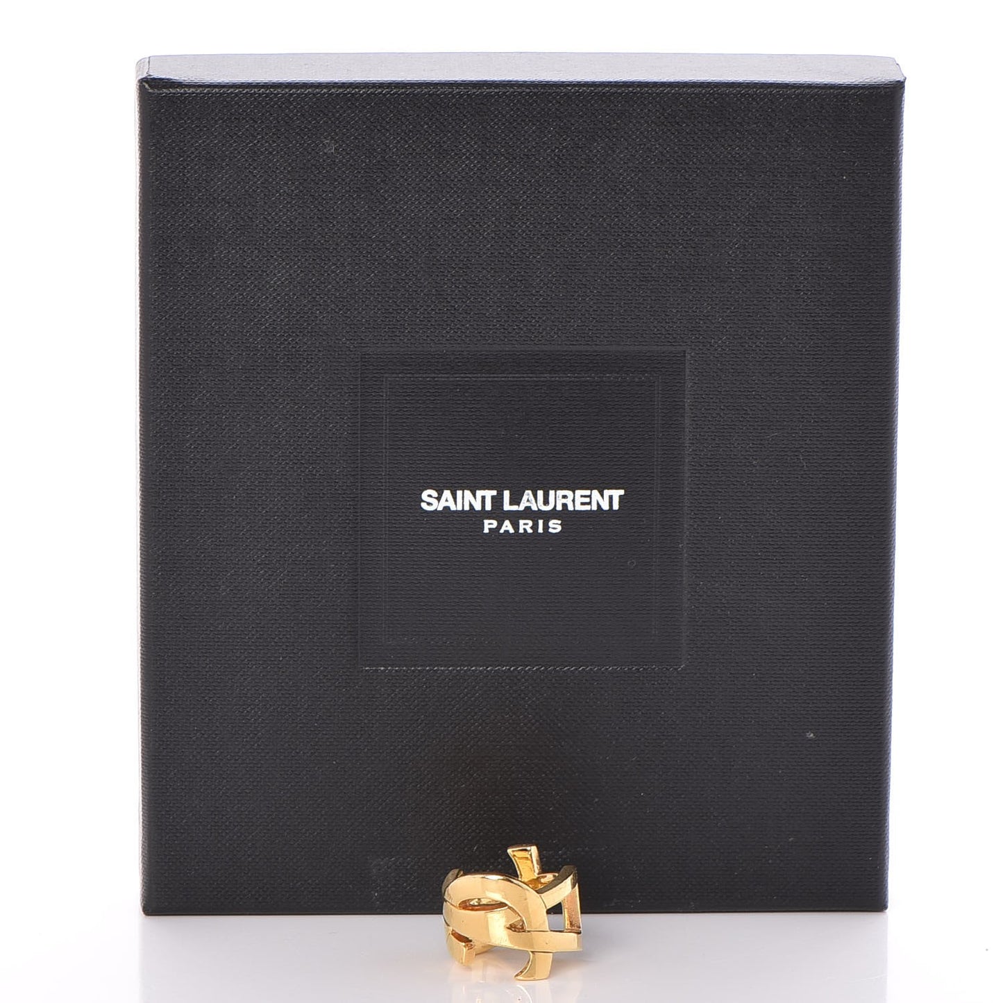 Brass Monogram Cassandre Ring 5 Gold