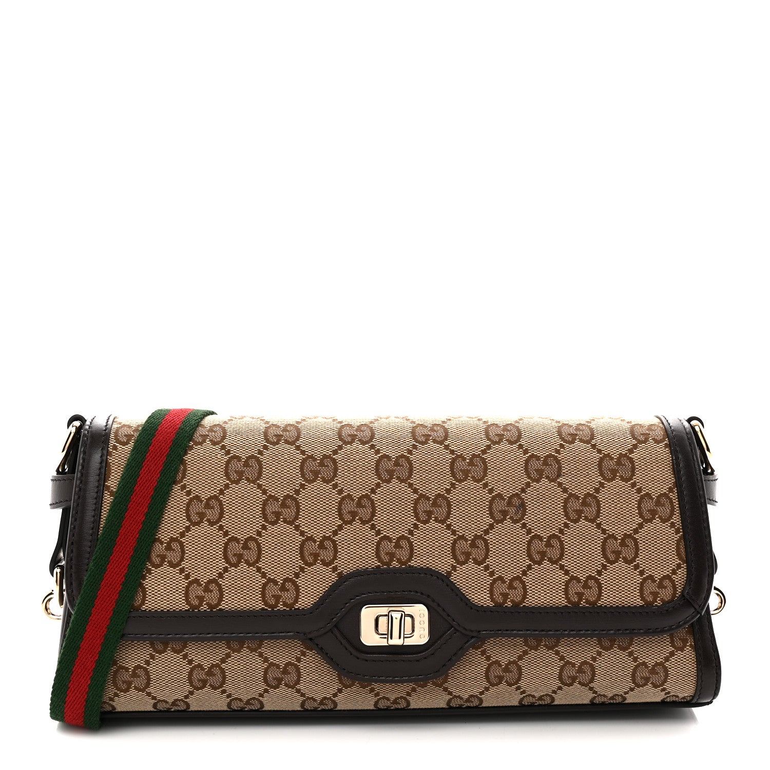 Gucci GG Monogram Small Luce Shoulder Bag Beige Ebony 1 of 10