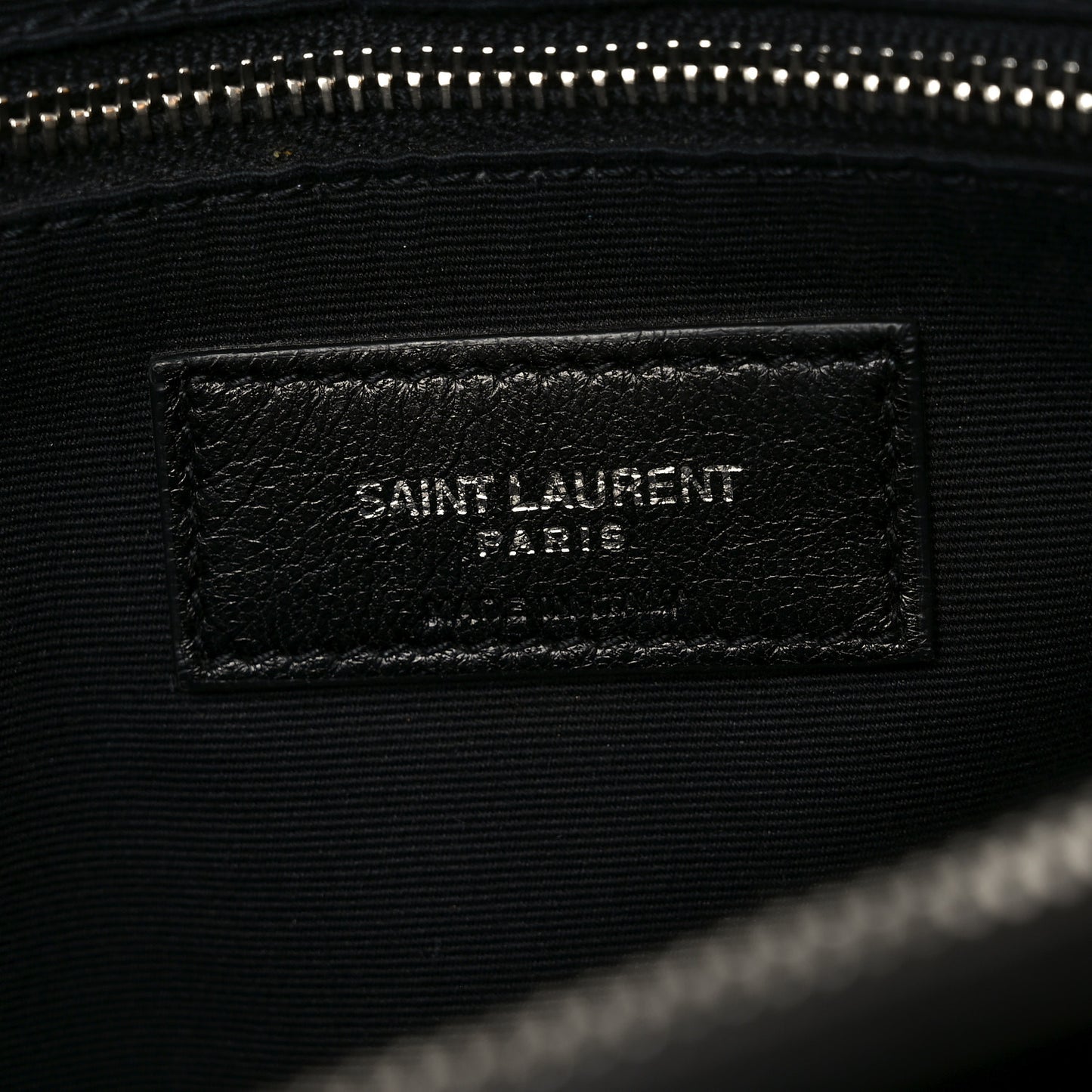 Calfskin Y Quilted Monogram Large Loulou Chain Satchel Earth