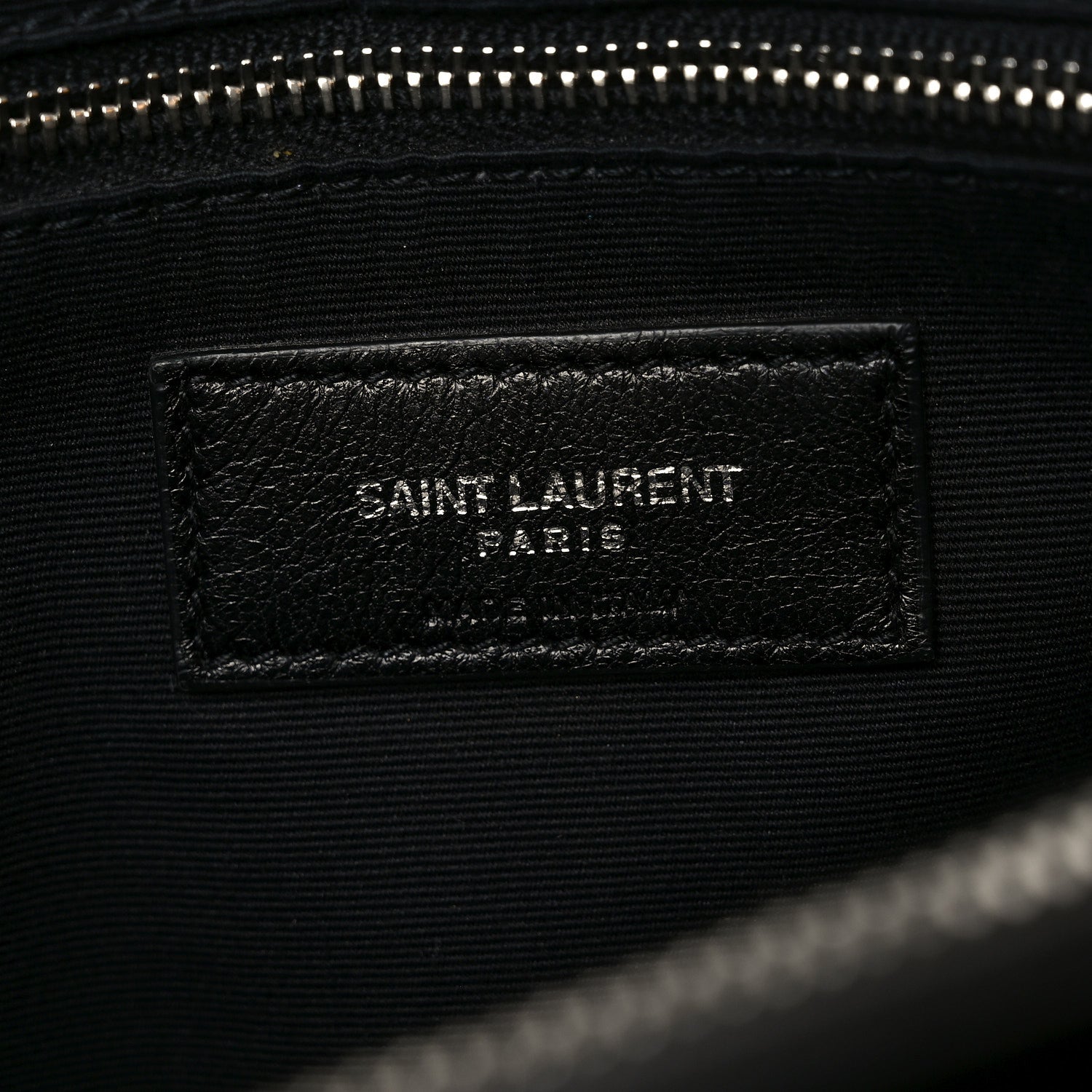 Saint Laurent Calfskin Y Quilted Monogram Large Loulou Chain Satchel Earth 6 of 9