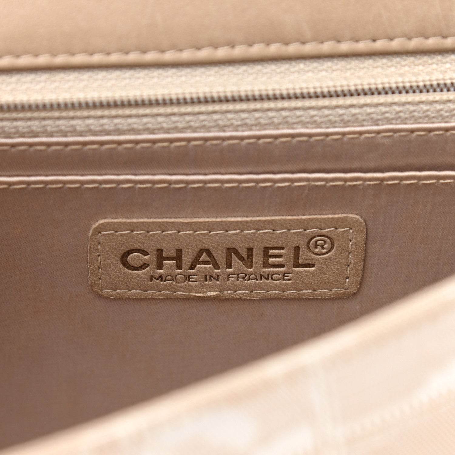 Chanel Nylon Medium Travel Flap Light Beige 6 of 12