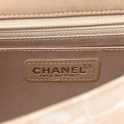 Chanel Nylon Medium Travel Flap Light Beige 6 of 12
