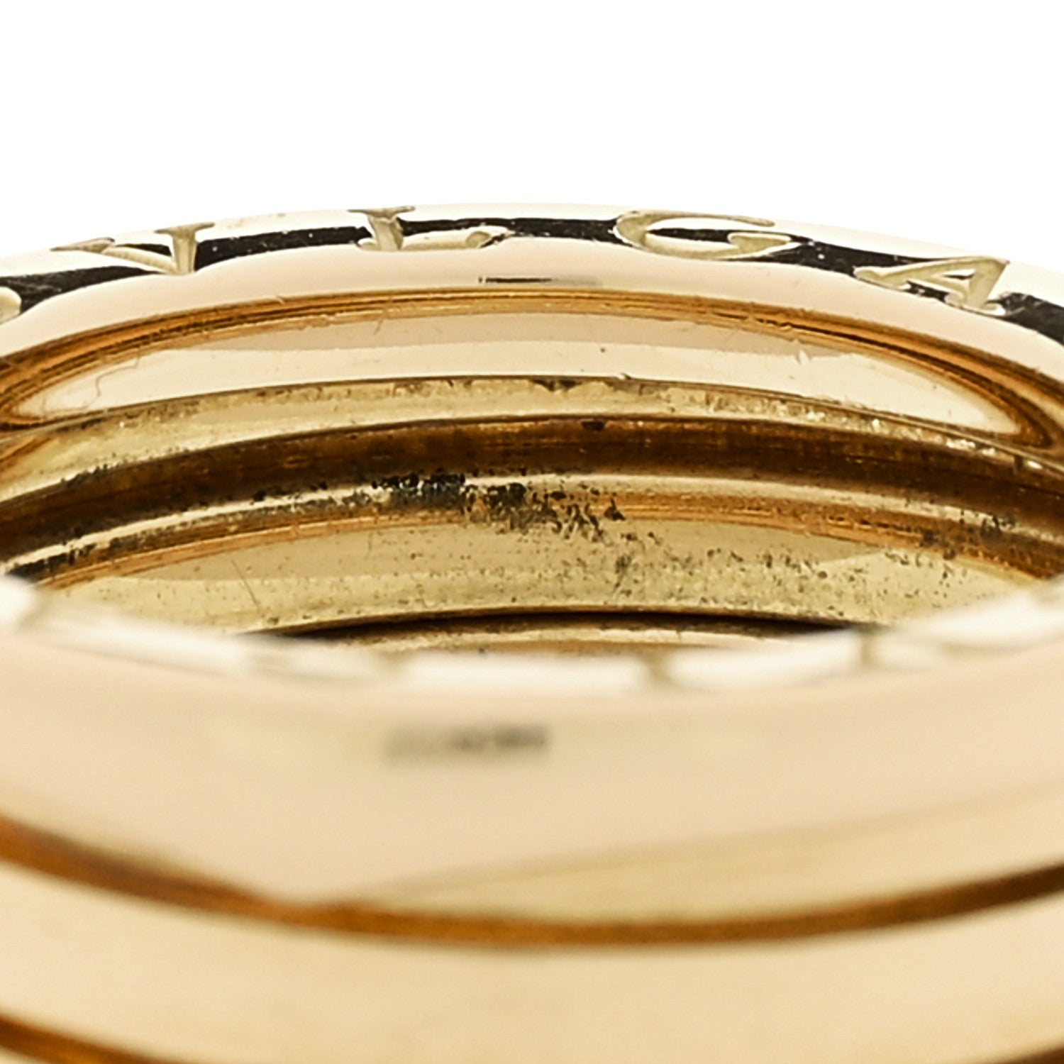 Bulgari 18K Yellow Gold B.Zero1 Three-Band Ring 52 6 5 of 5