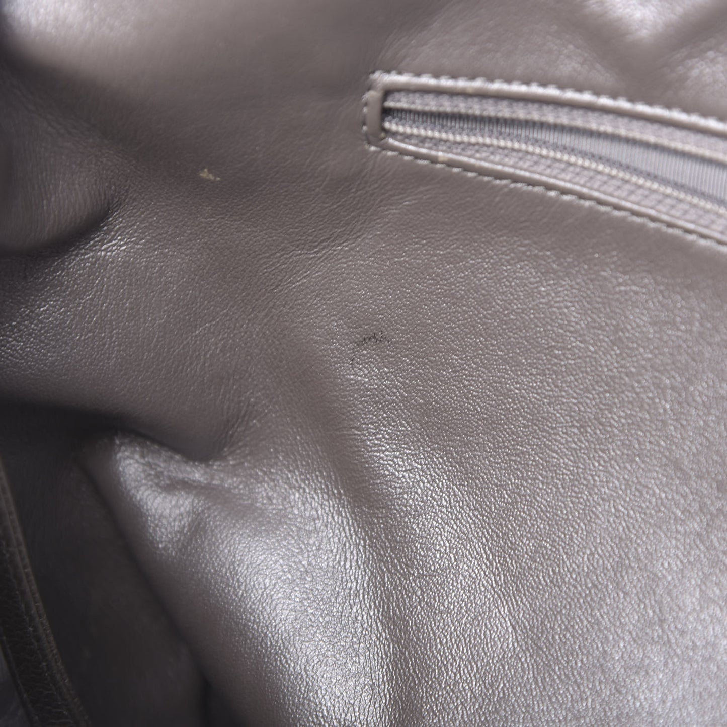 Metallic Caviar Large Be Caviar Tote Silver