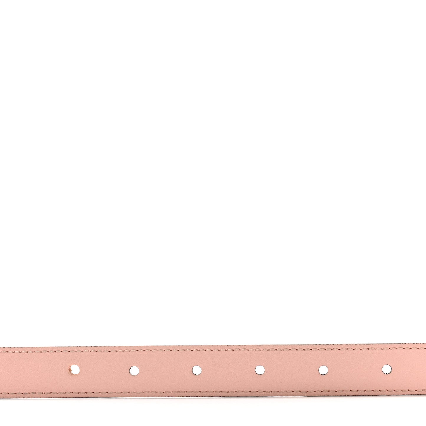 Azalea Calfskin Enamel Monochrome Double G 20mm Belt 85 34 Perfect Pink