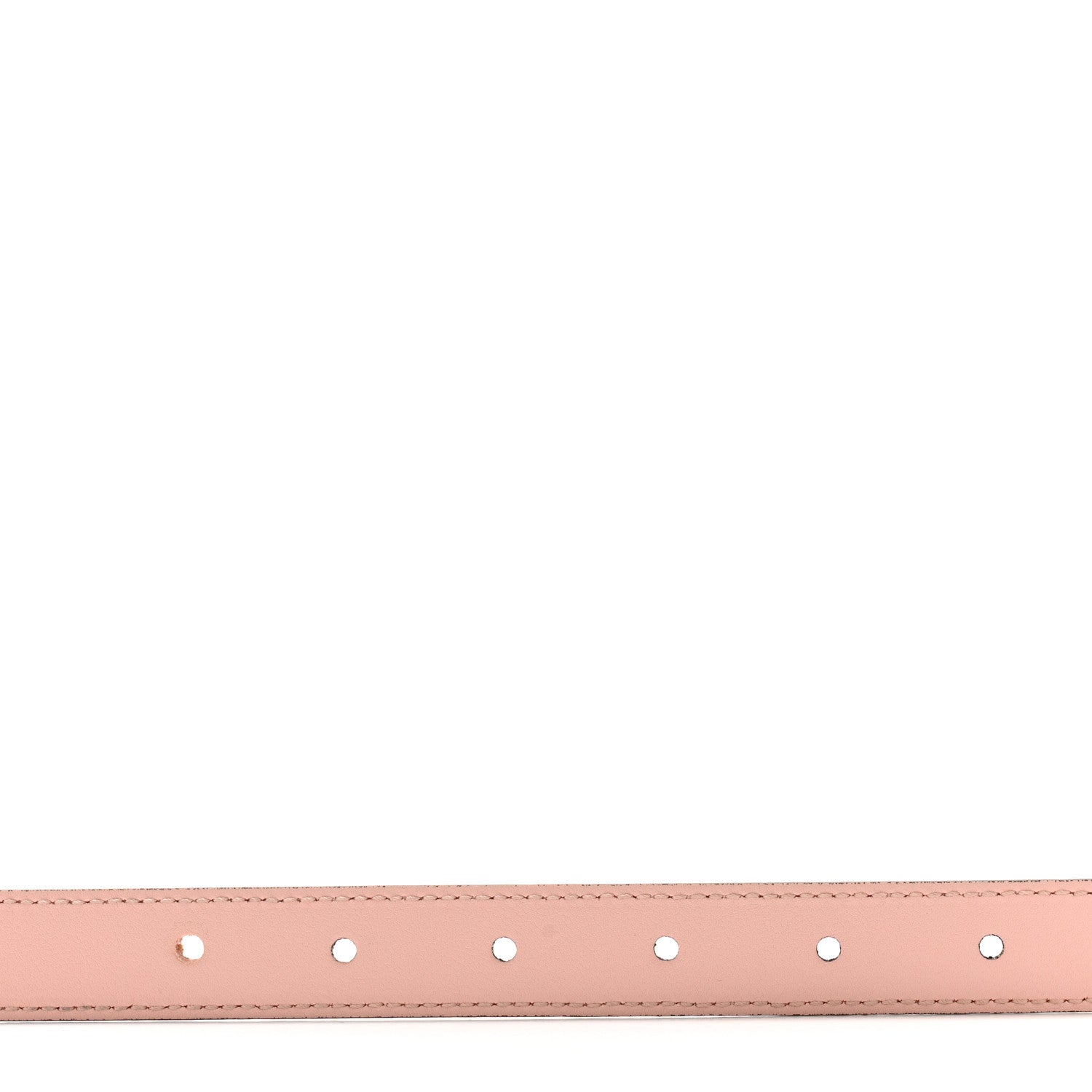 Gucci Azalea Calfskin Enamel Monochrome Double G 20mm Belt 85 34 Perfect Pink 4 of 9