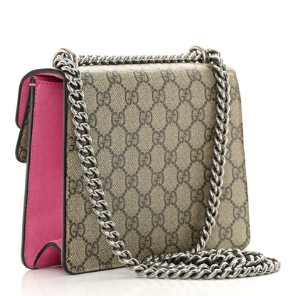 Gucci GG Supreme Monogram Mini Dionysus Shoulder Bag Pink 3 of 15