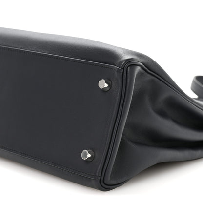Hermes Swift Horseshoe Kelly Retourne 32 Bleu Obscur 9 of 10