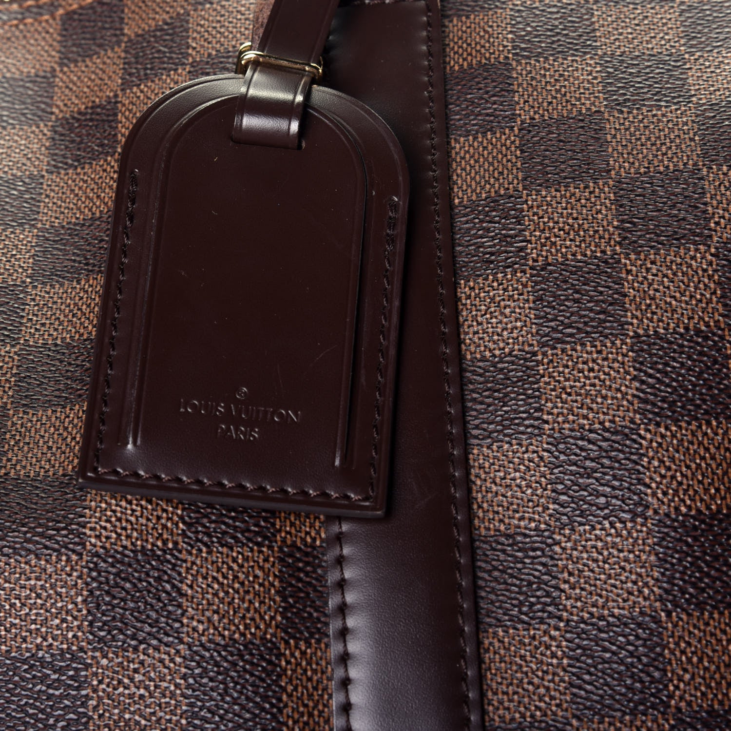 Louis Vuitton Damier Ebene Keepall Bandouliere 55 8 of 9