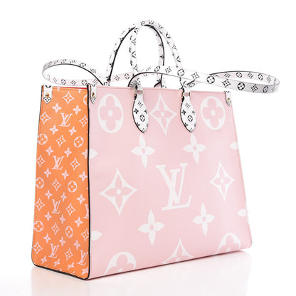 Louis Vuitton Monogram Giant Onthego GM Rouge Rose 4 of 11