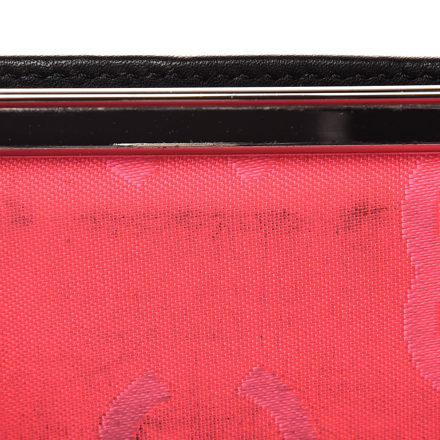 Calfskin Quilted Cambon Bi-Fold Wallet Black