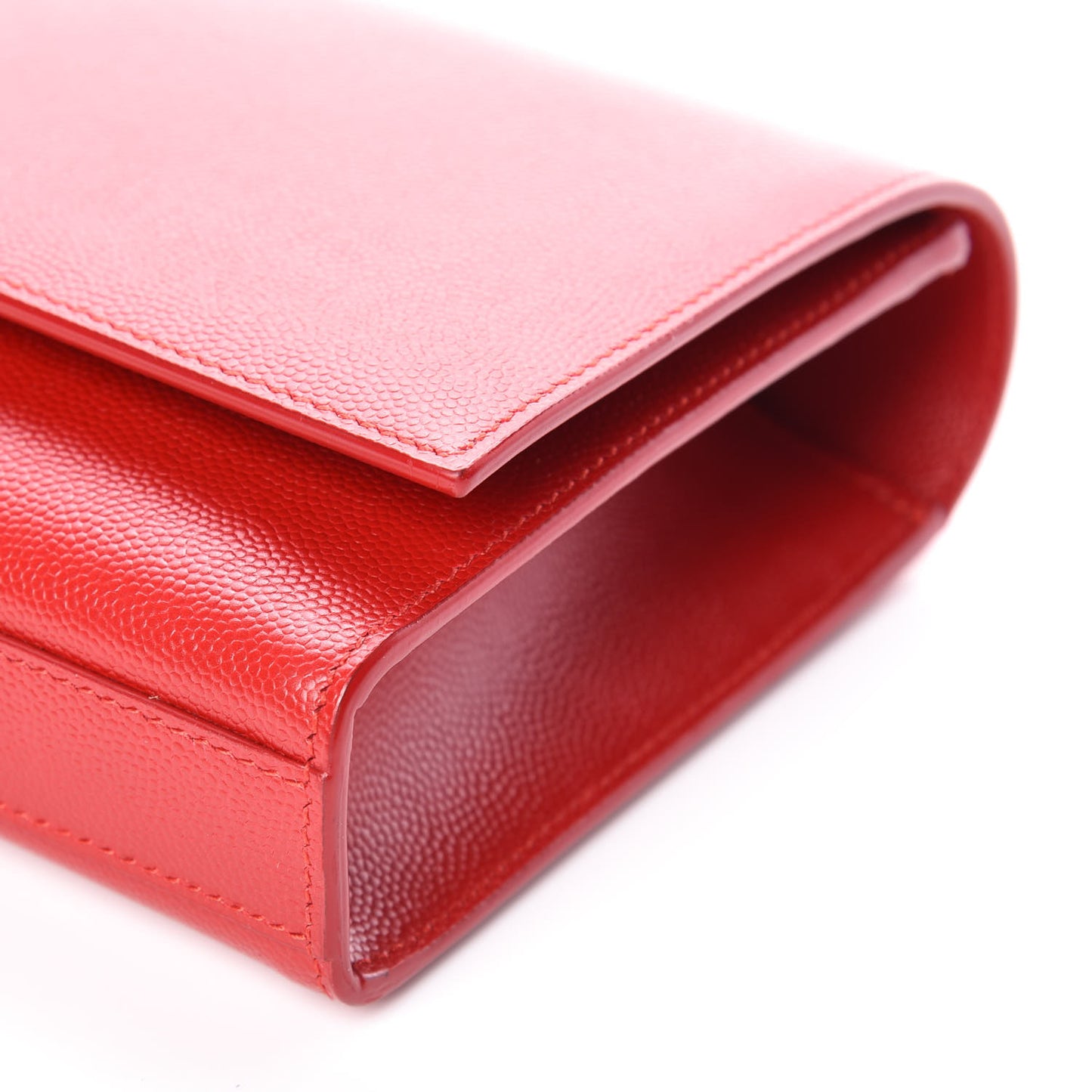 Grain De Poudre Classic Monogram Cassandre Clutch New Red
