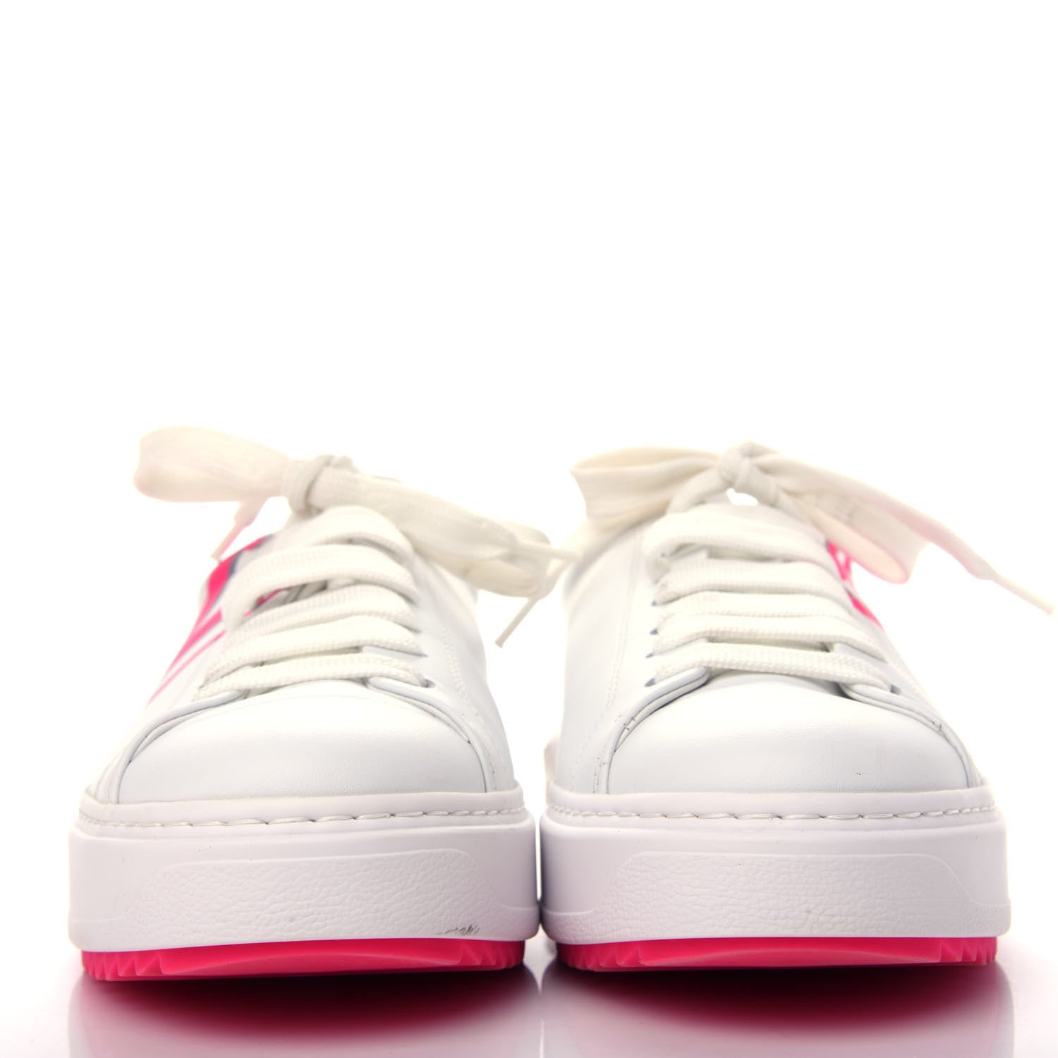 Louis Vuitton Monogram Time Out Sneakers 38.5 White Rose 2 of 15