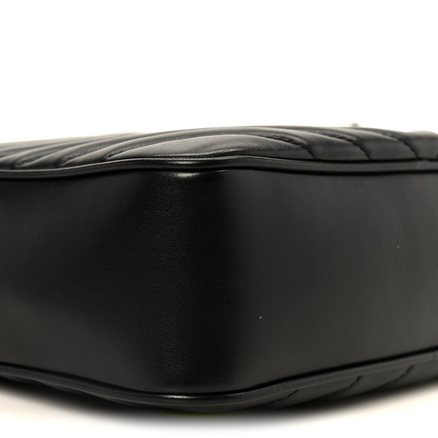 Calfskin Matelasse Monogram Monochrome Lou Camera Bag Black