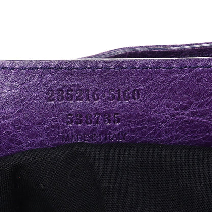 Balenciaga Agneau Classic Gold Hardware Velo Dark Violet 7 of 9
