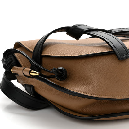 Loewe Grained Calfskin Small Gate Crossbody Bag Mocca Black 8 of 9