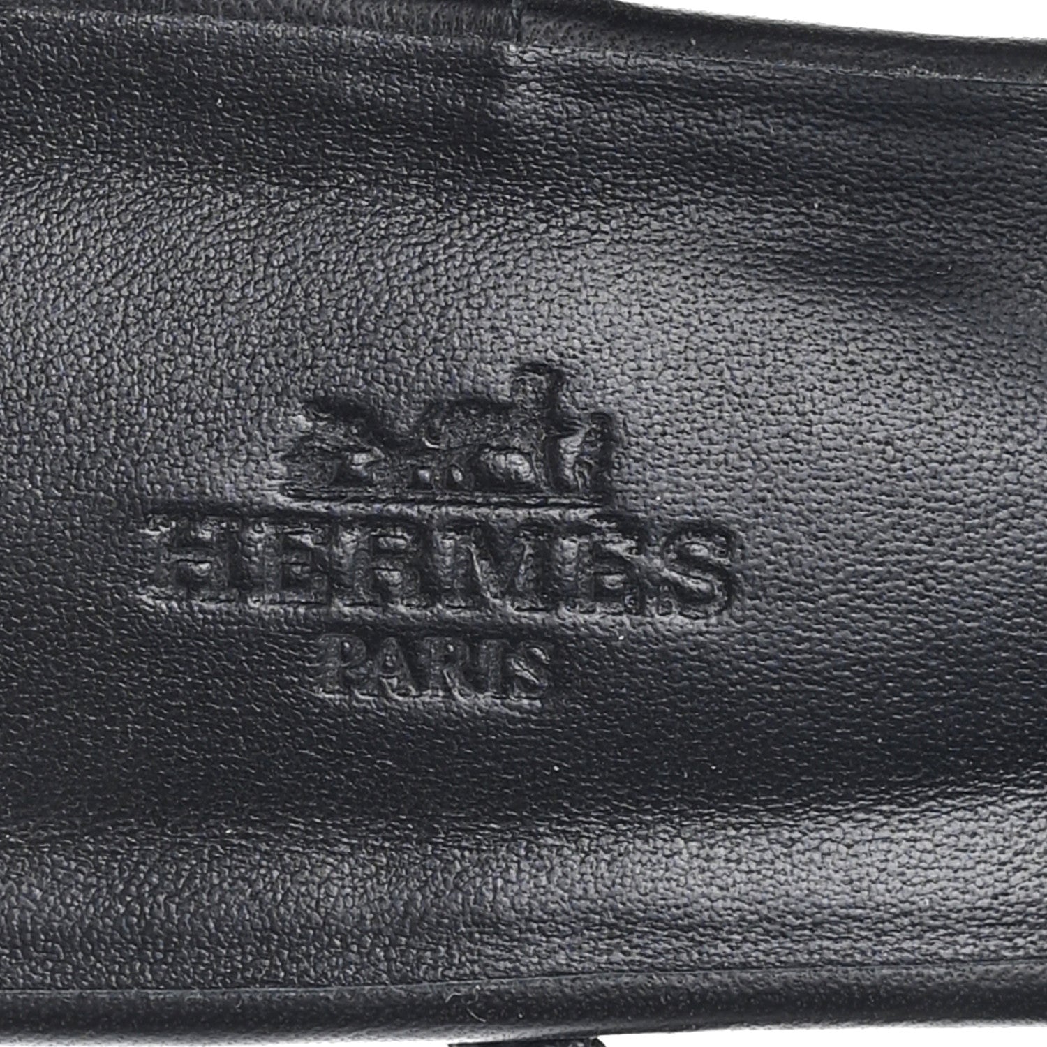 Hermes Metallic Chevre Velours Womens Egerie Sandals 39 Black Or Rose 8 of 10