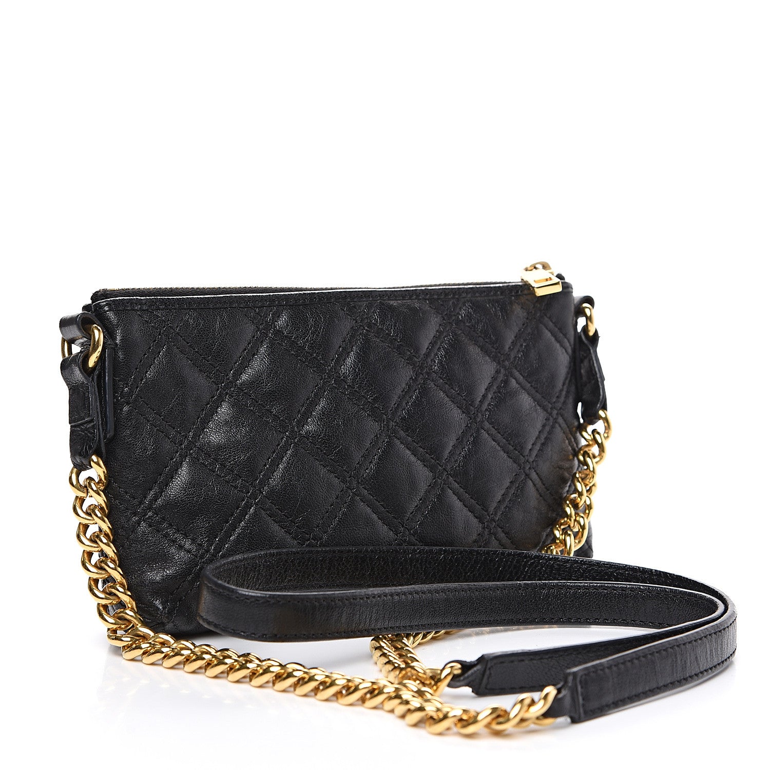 Marc Jacobs Lambskin Quilted Crossbody Black 2 of 7