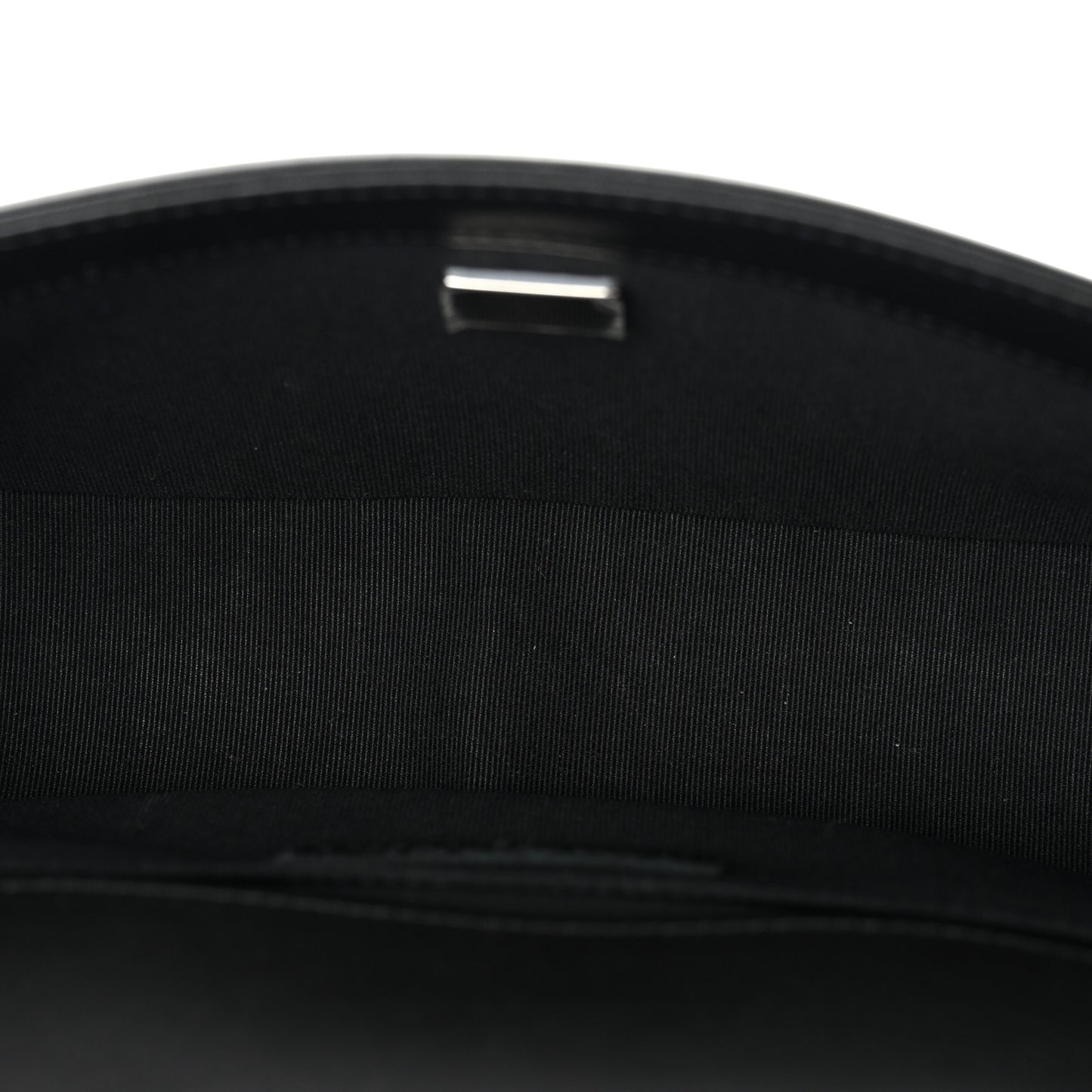 Calfskin Chevron Quilted Medium Boy Flap Black