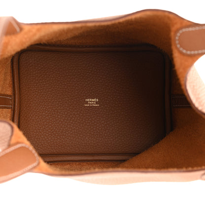 Hermes Taurillon Clemence Picotin Lock 18 PM Gold 4 of 10