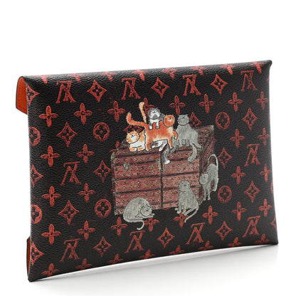 Louis Vuitton Catogram Kirigami Pochette Set Marron White Black 3 of 7
