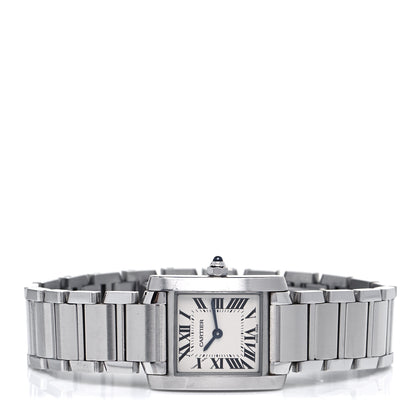 Cartier Stainless Steel 20mm Tank Francaise Quartz Watch 2 of 5