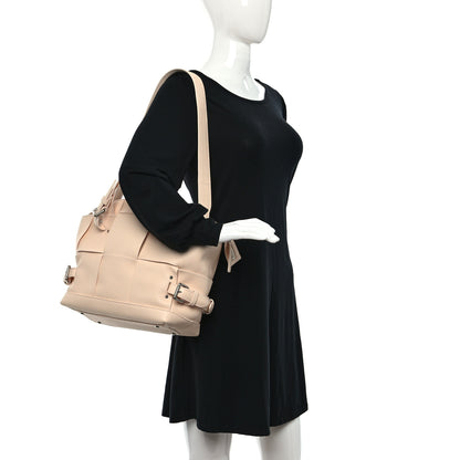 Bottega Veneta Buffalo Maxi Intrecciato Arco Tool Tote Powder 2 of 10