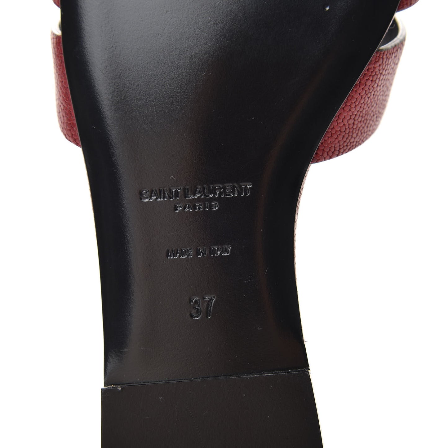 Grain De Poudre Nu Pied 05 Slide Sandals 37 Cordovan