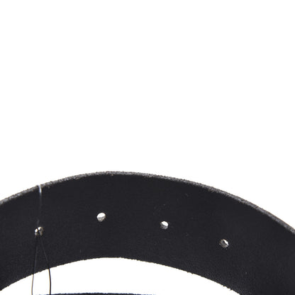 Gucci Calfskin Brass Feline Buckle Belt 85 34 Black 4 of 5