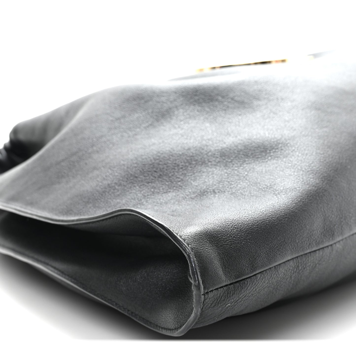 Calfskin Large Blondie Tote  Black
