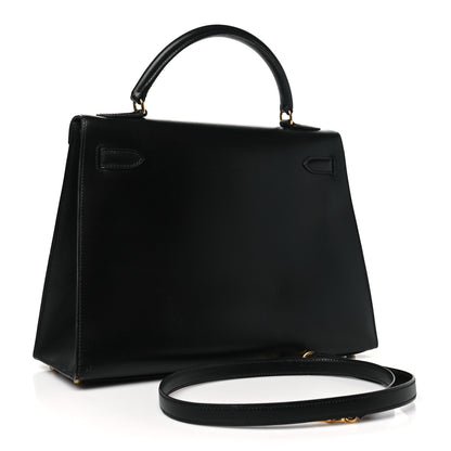 Hermes Box Kelly Sellier 32 Black 3 of 14